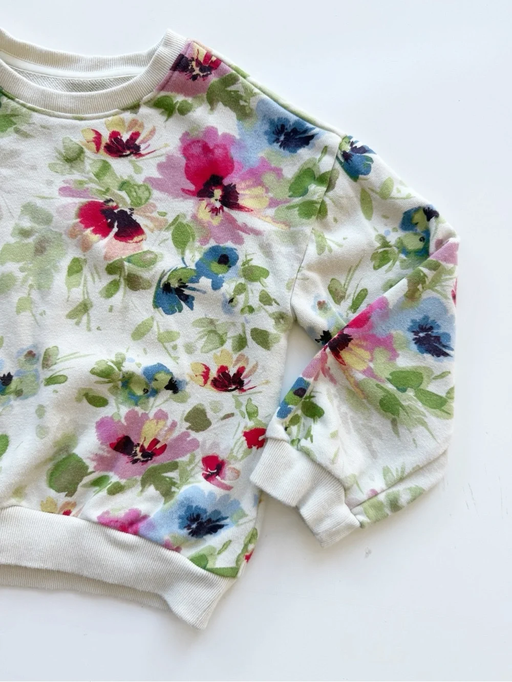 Gap Floral Sweatshirt Size 5